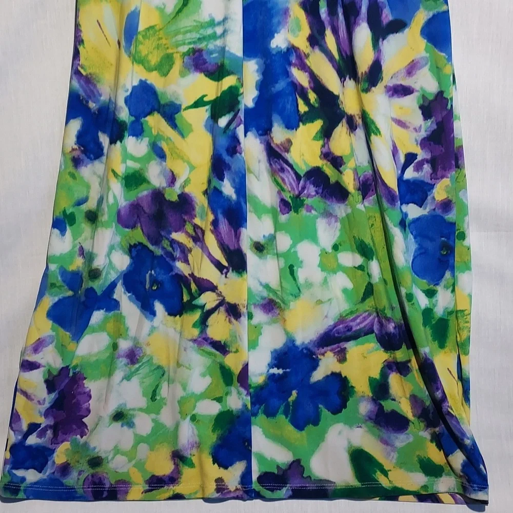Lauren Ralph Lauren floral pattern sleeveless dress size 2 - Picture 6 of 7